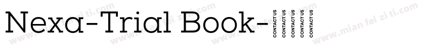 Nexa-Trial Book字体转换